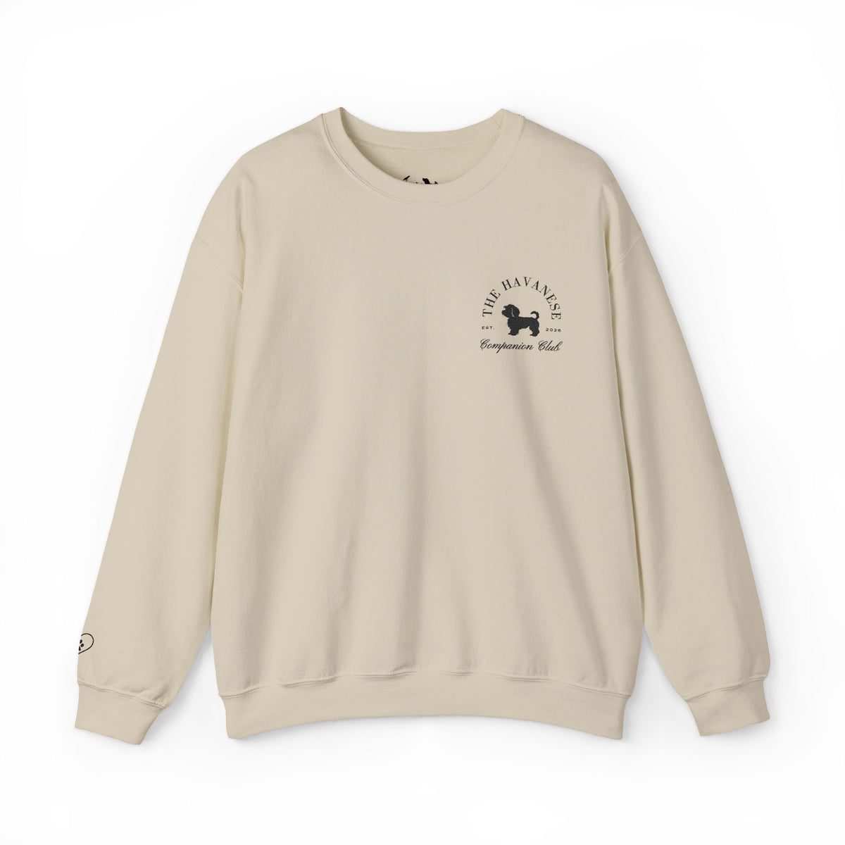 The Havanese Companion Club Embroidered Crewneck