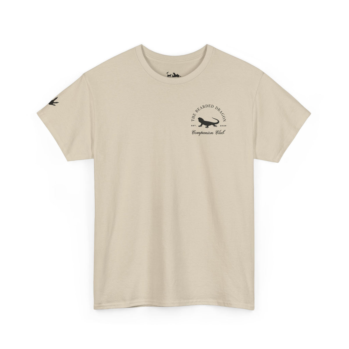 The Bearded Dragon Companion Club Printed T-Shirt