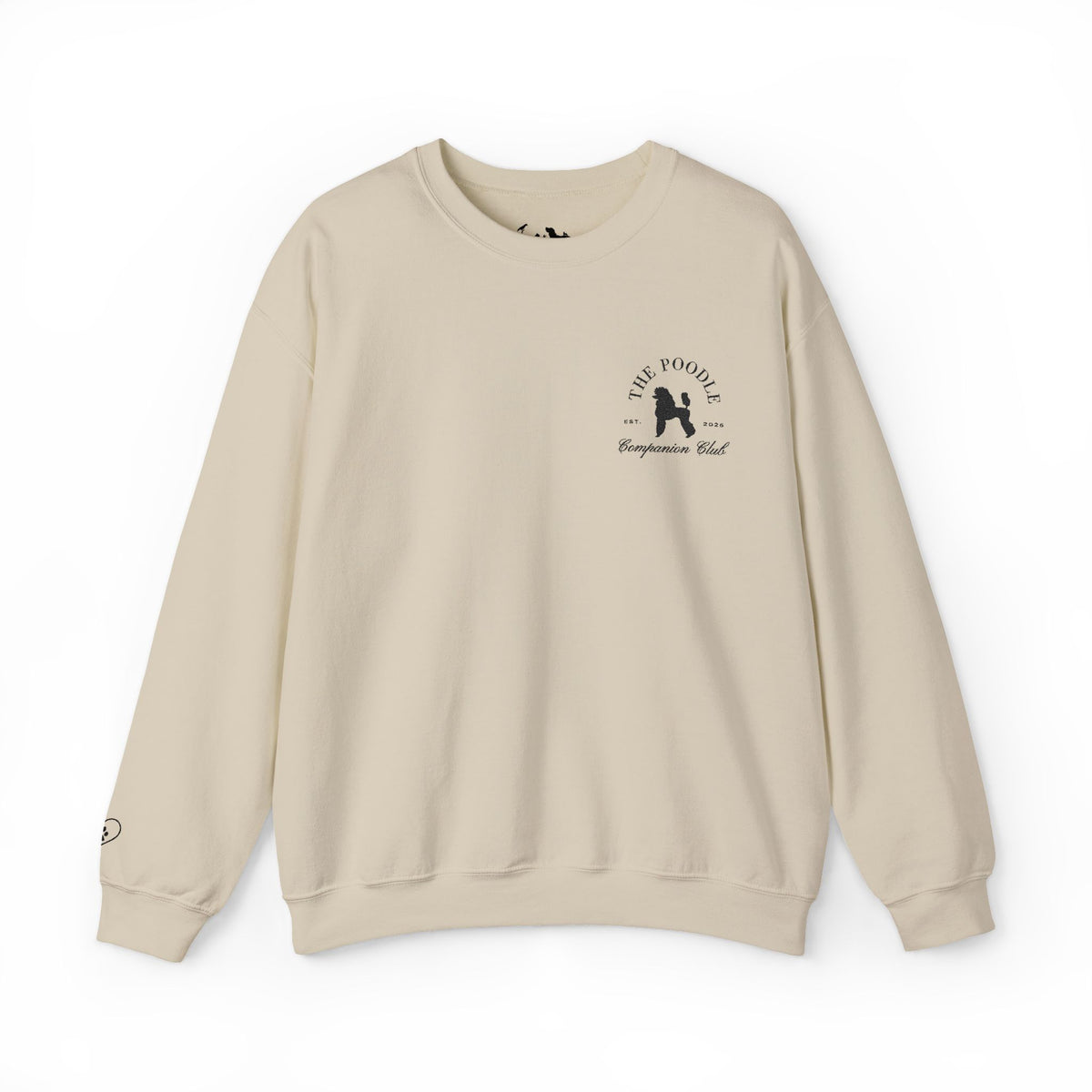The Poodle Companion Club Embroidered Crewneck
