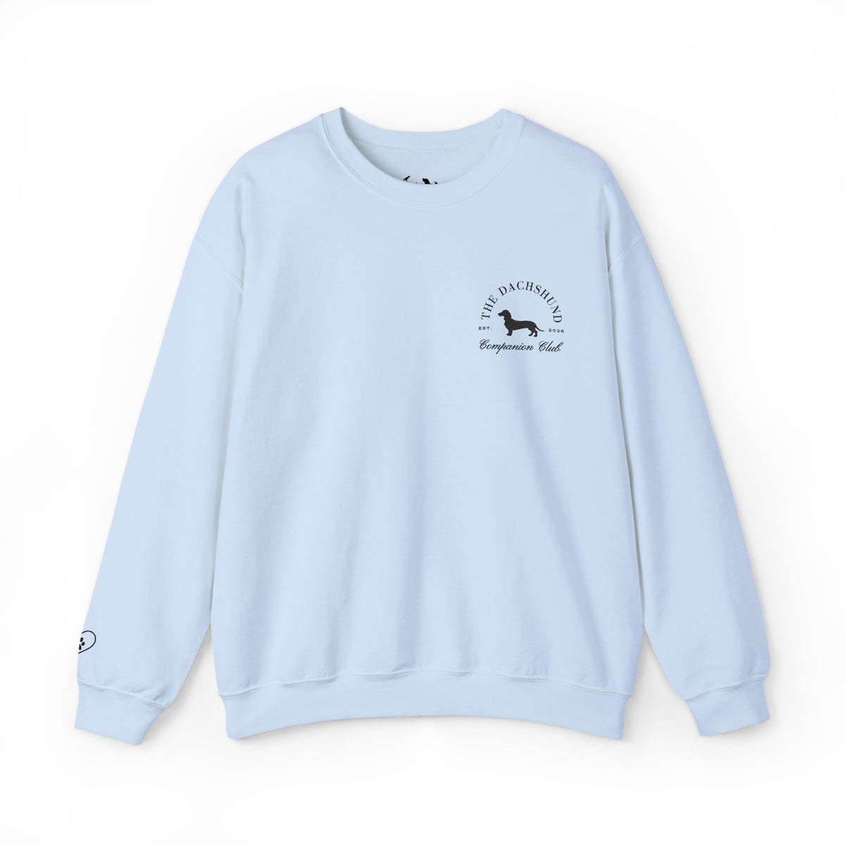 The Dachshund Companion Club Embroidered Crewneck