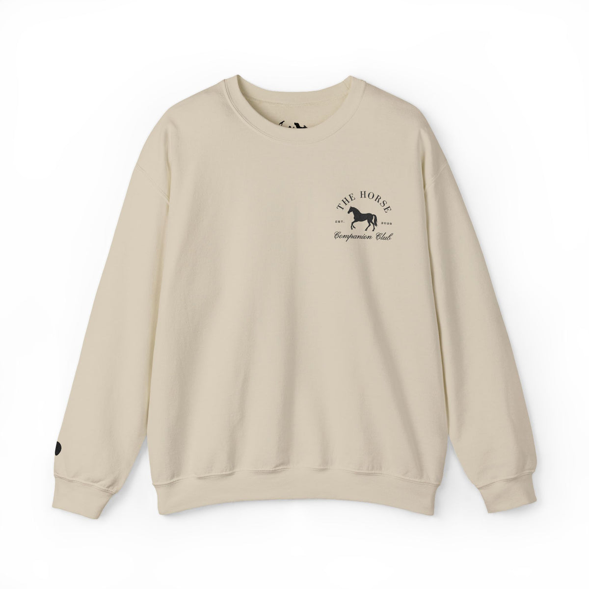 The Horse Companion Club Embroidered Crewneck